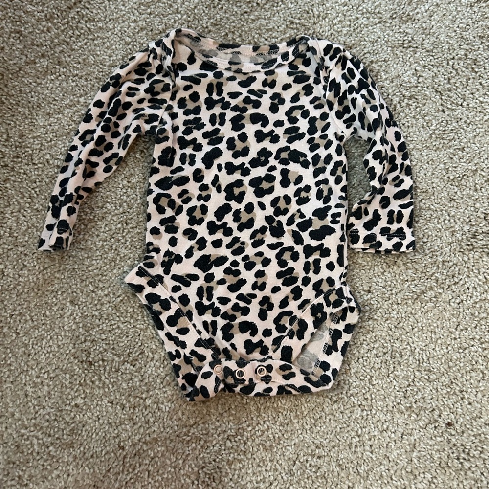 Baby Place 0-3 Month Leopard Print Onesie